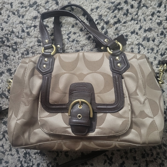 Coach purse signature brown - Picture 2 of 5